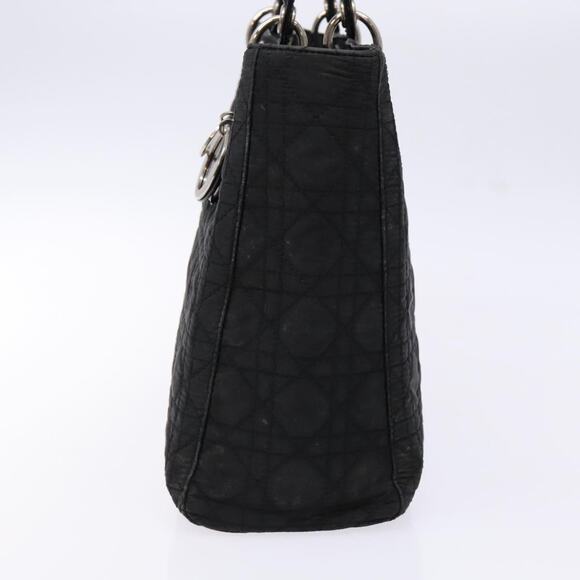 DIOR Canage Hand Bag Nylon Black Silver - Picture 5 of 12